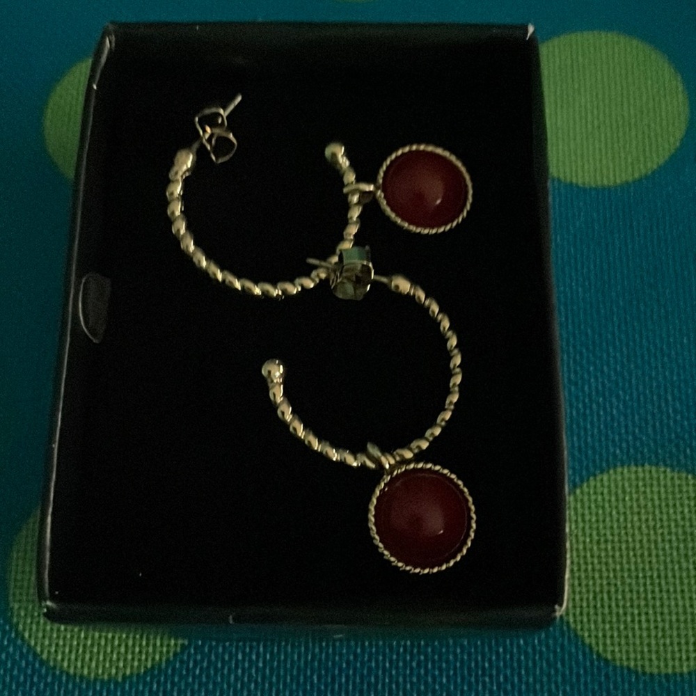 Avon ancient treasures hoop earrings.